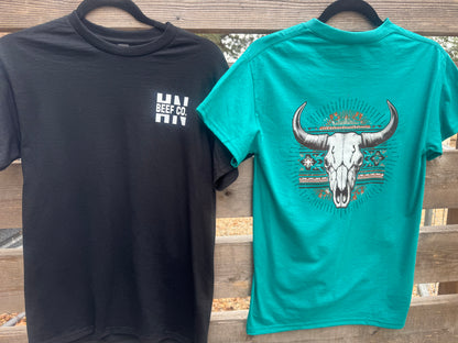 HN BEEF Co T-Shirt TEAL