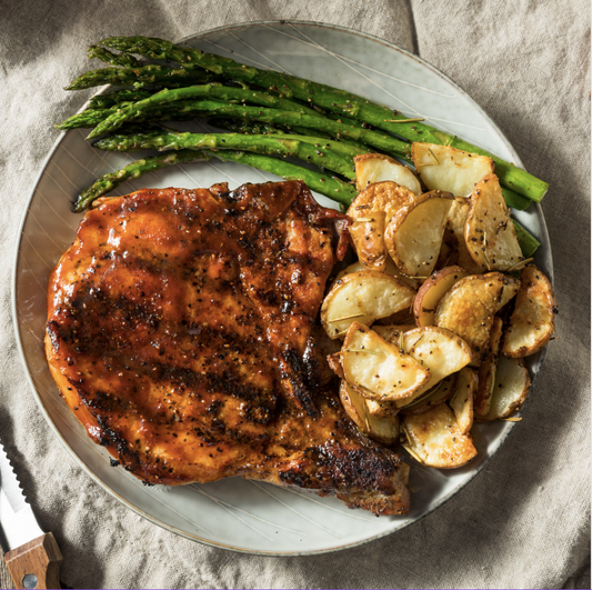 Pork Chops and Sausage